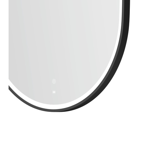 Noosa 900 x 600mm Oval Metal LED Bathroom Mirror