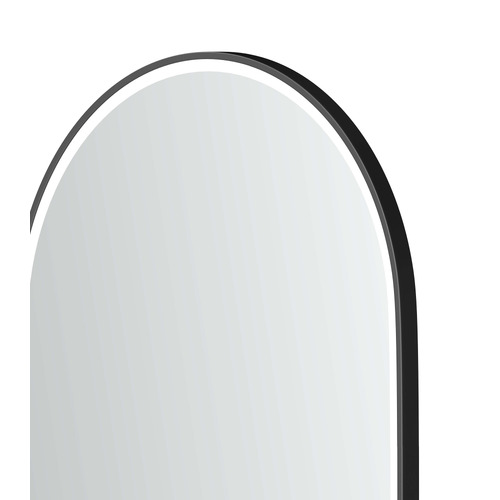 Noosa 900 x 600mm Oval Metal LED Bathroom Mirror