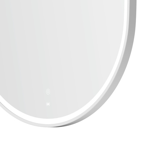 Noosa 900 x 600mm Oval Metal LED Bathroom Mirror