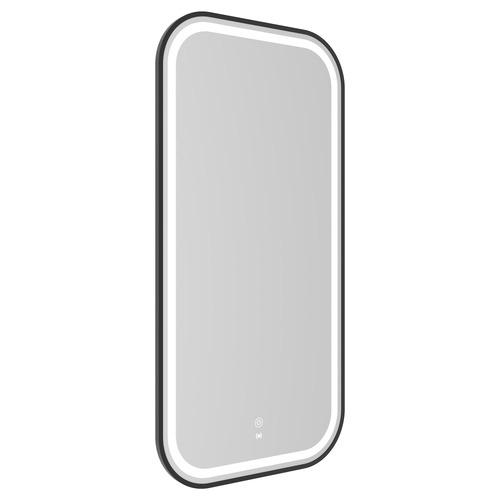 Newport 900 x 450mm Rectangle Metal LED Bathroom Mirror