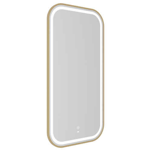 Newport 900 x 450mm Rectangle Metal LED Bathroom Mirror