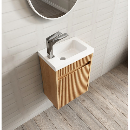 Bondi 400mm Small Space Vanity with Ceramic Countertop