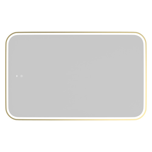 Newport Rectangle Metal LED Bathroom Mirror