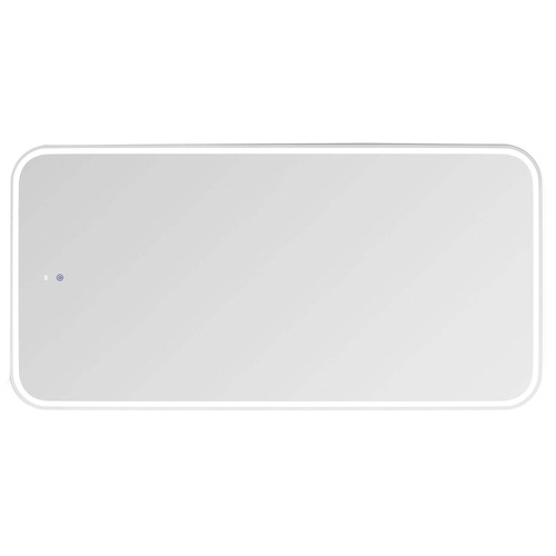Newport Rectangle Metal LED Bathroom Mirror