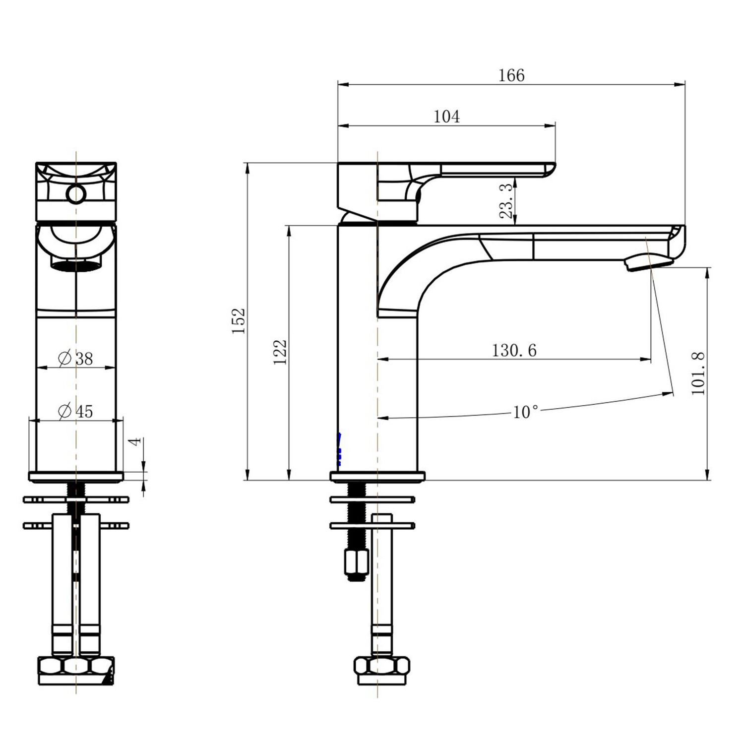 Byron 600mm Wall Hung Vanity & LED Mirror Package
