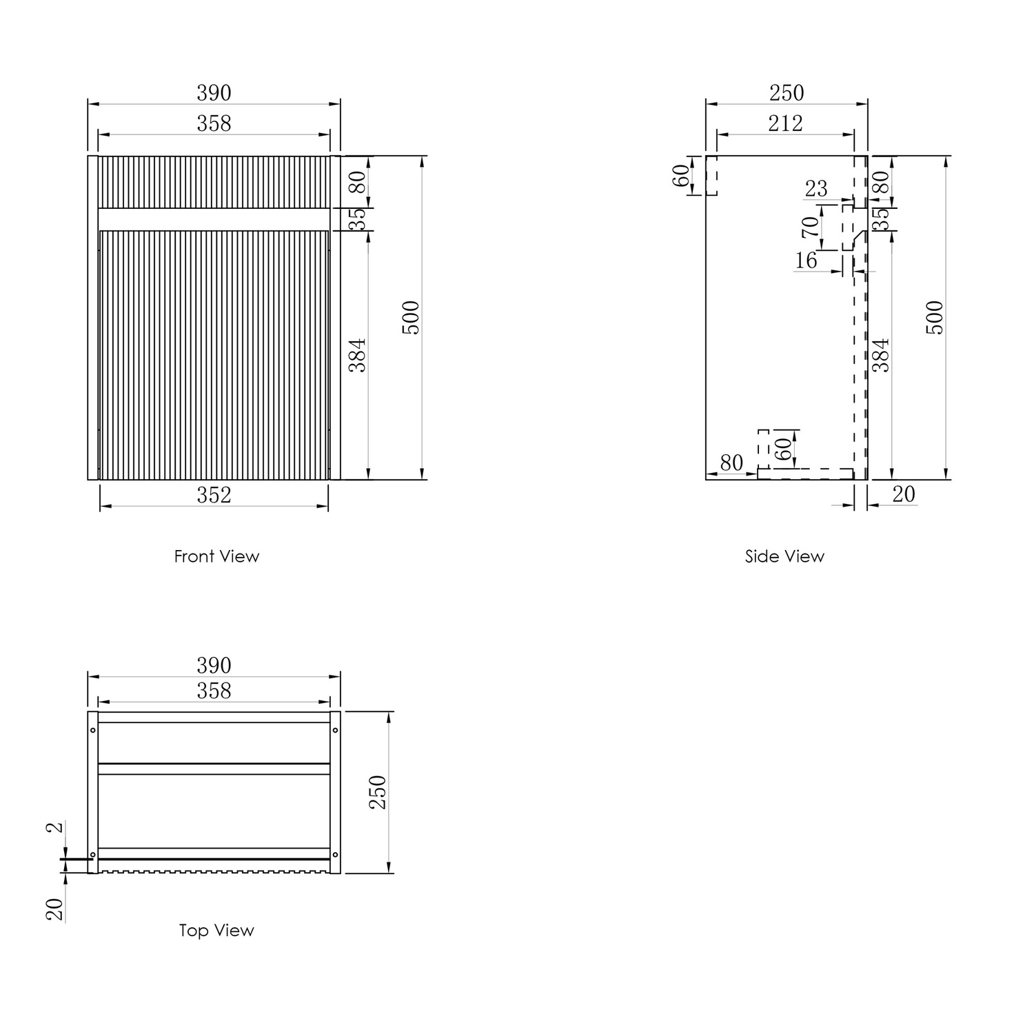 Bondi-400mm-Wall-Hung-Small-Space-Single-Vanity-with-Ceramic-Countertop