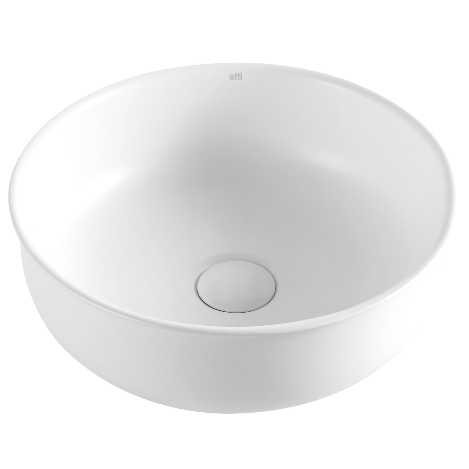 Bronte 365mm Round Ceramic Above Counter Basin