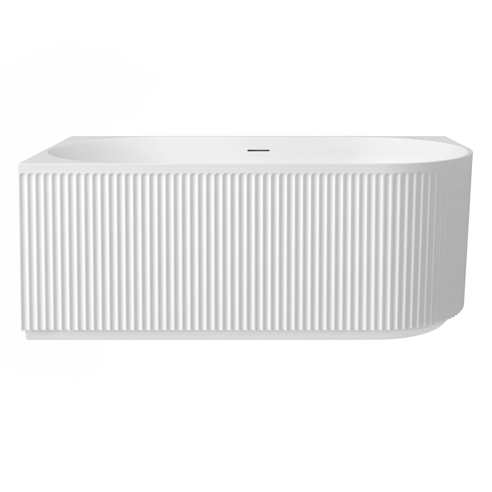 Havana Oval Acrylic Left Hand Corner Bath with Overflow