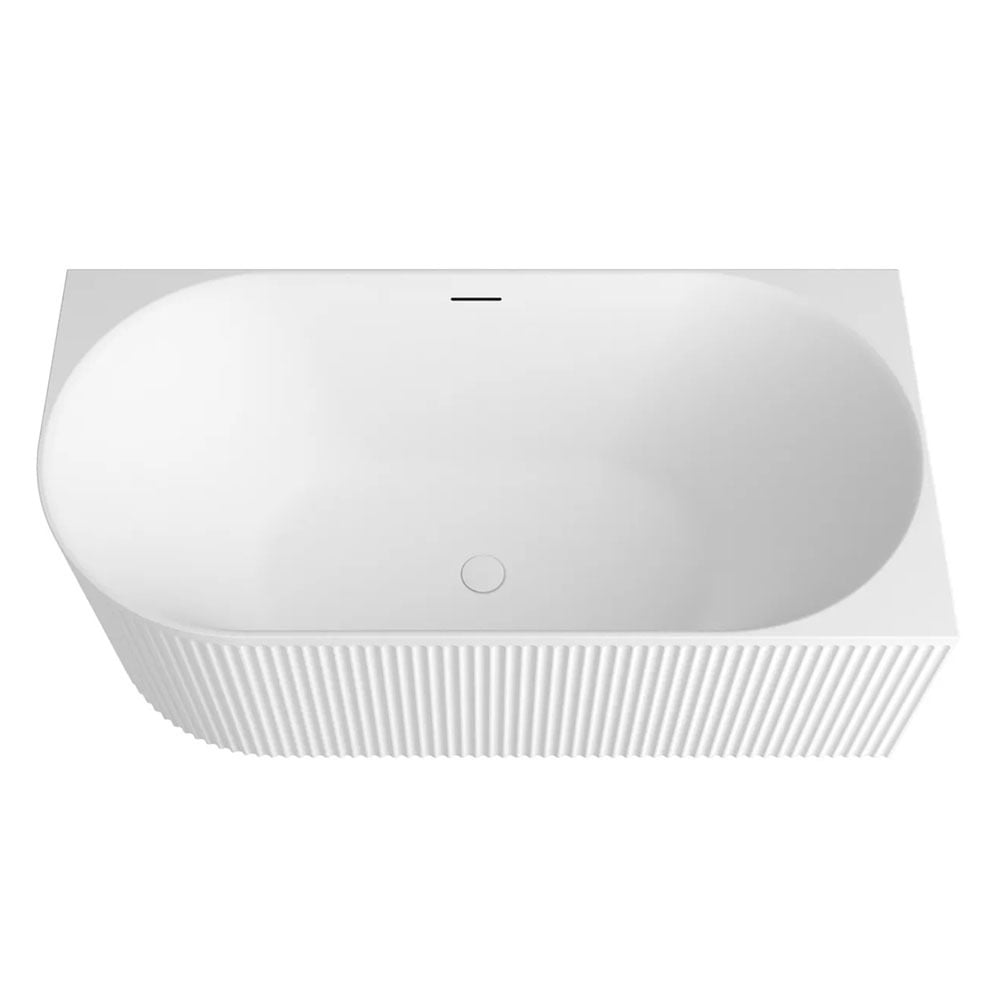 Havana Oval Acrylic Right Hand Corner Bath with Overflow