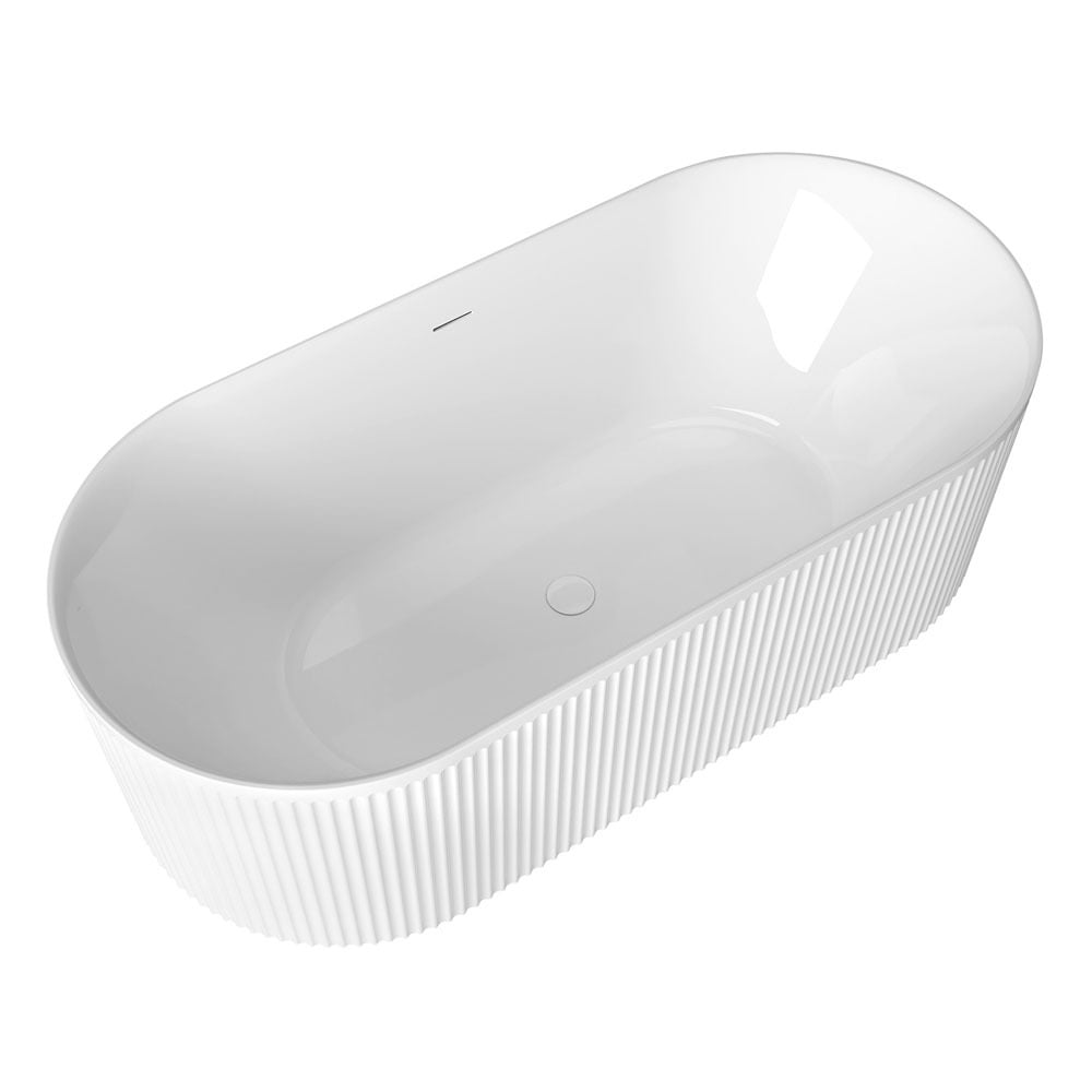 Havana Oval Acrylic Freestanding Bath with Overflow