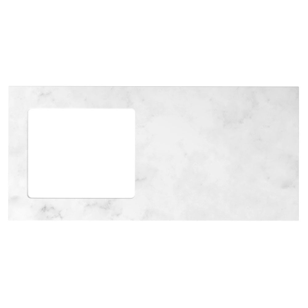 Havana 1300mm Sable Walnut Laundry Tub and Cabinet with Stone Countertop