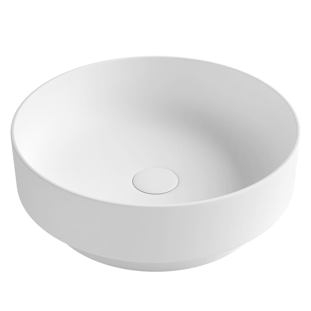 Chloe 360mm Round Ceramic Above Counter Basin