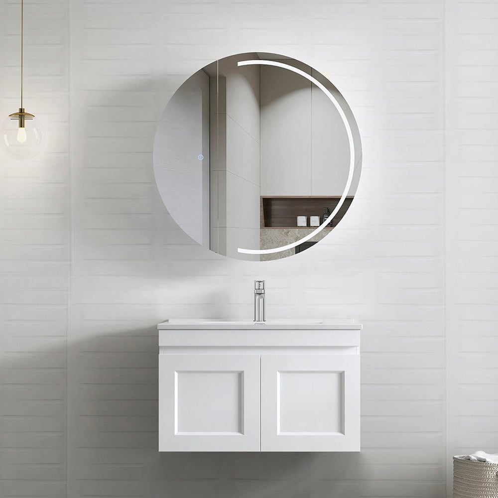 Hampton 1 Door 1 Drawer Ceramic Wall Hung Vanity
