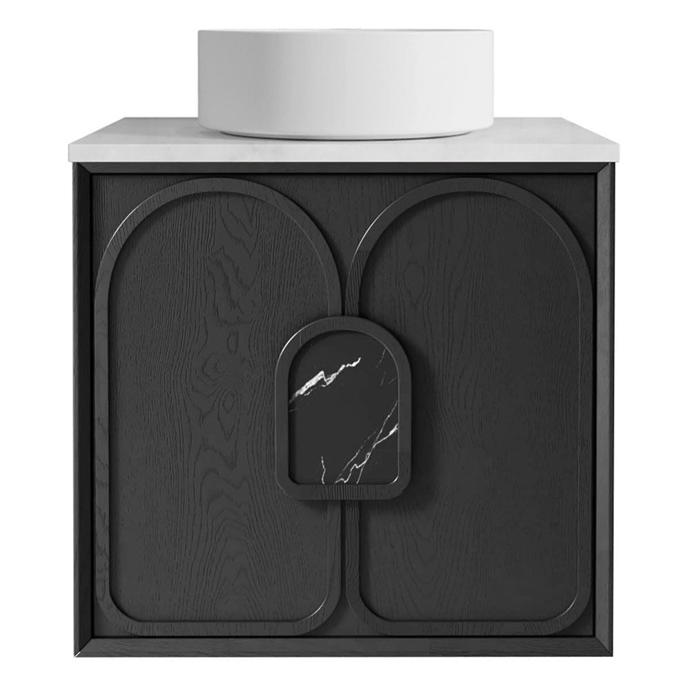 Laguna MKII 600mm Wall Hung Single Vanity with Solid Surface Countertop