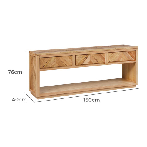 CaterinaHome Zug Messmate Wood Console Table Temple & ster