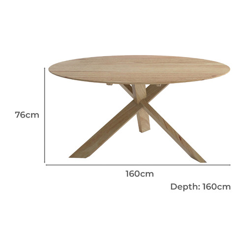 Dillon Round Messmate Wood Dining Table Temple & ster