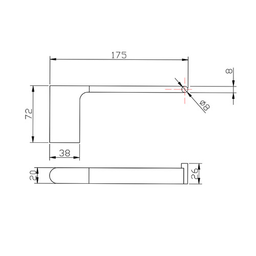 Aquaperla AU Brass Toilet Paper Holder Temple & ster
