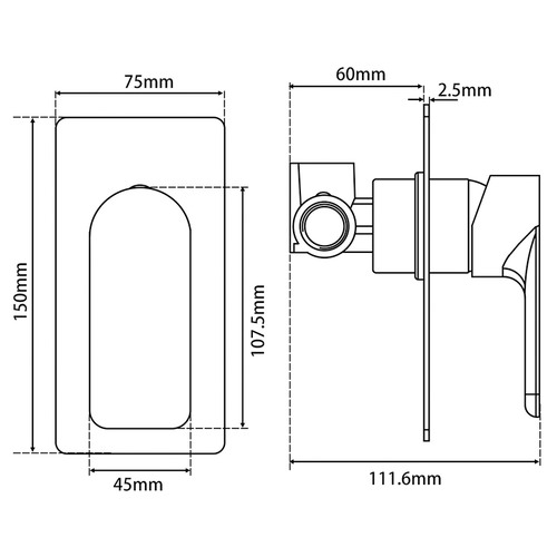 VOG Shower & Bath Mixer