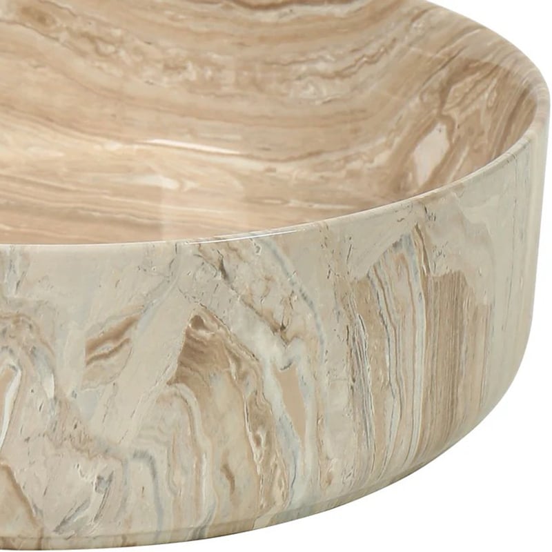 Marvane 400mm Round Ceramic Above Counter Basin
