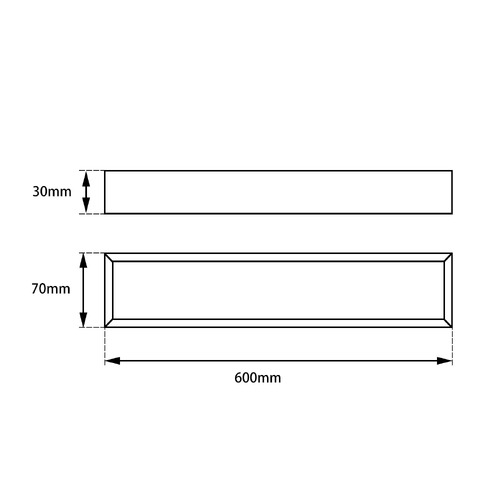 Single Cavallo Stainless Steel Towel Rail