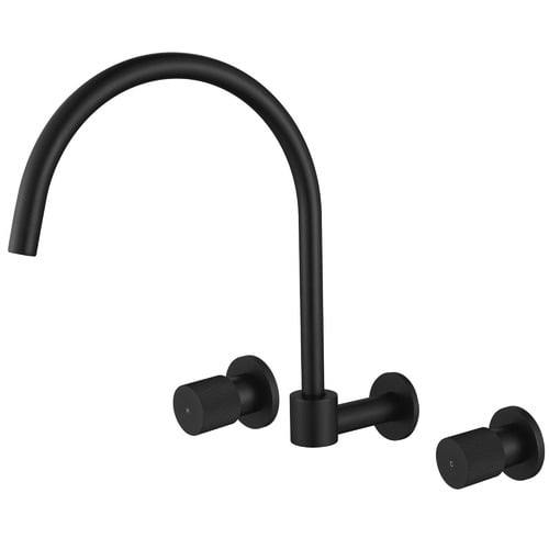 3 Piece Carter Wall Spout & Kitchen Mixer Tap Set