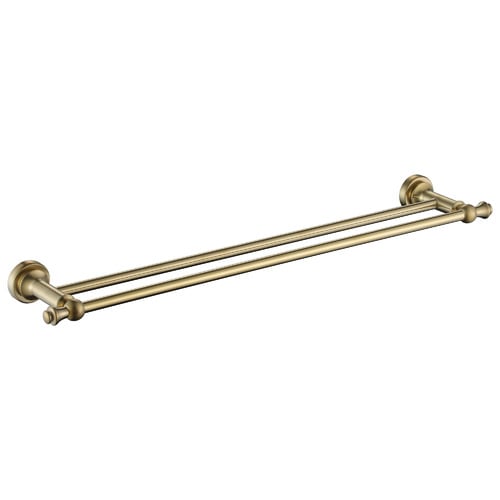 Damien Brass Double Towel Rail