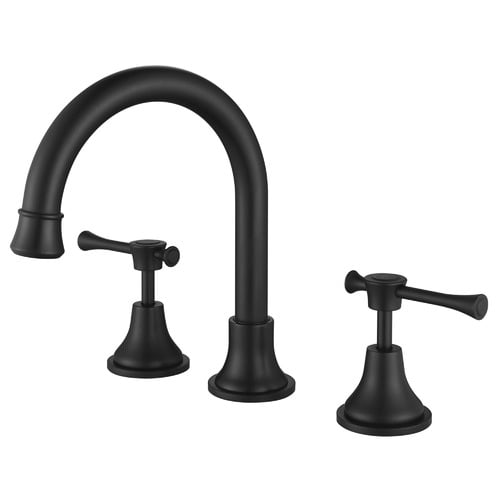 3 Piece Round Basin Spout & Bell Mixer Set