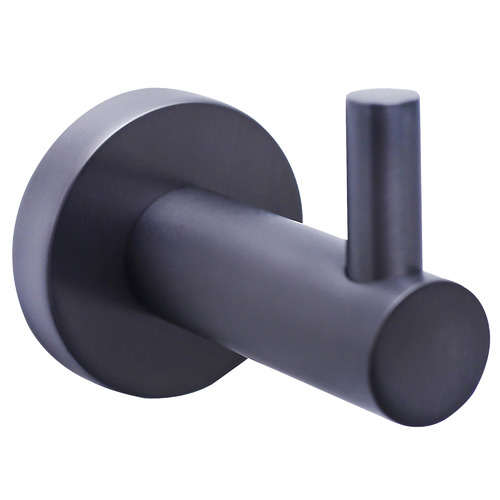 Round Single Brass Robe Hook