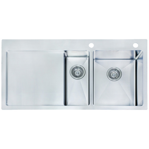 One & Quarter Round Corner Kitchen Sink
