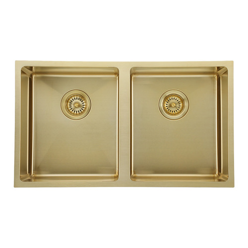 Brass Double Kitchen Sink