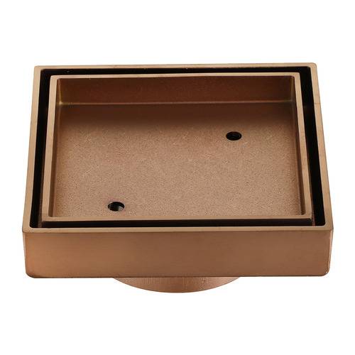 7.5cm Square Brass Tile Insert