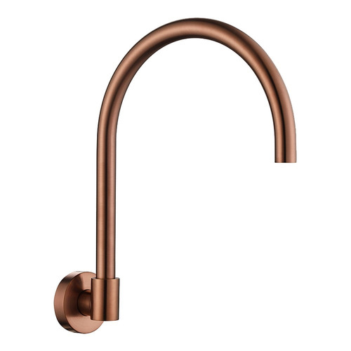 Aries-210mm-Brass-Gooseneck-Bath-Wall-Spout
