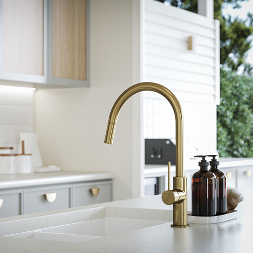 Avalon-Mini-Pull-Out-Gooseneck-Kitchen-Mixer