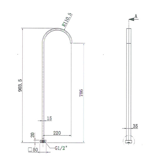Nixon-Floor-Mounted-Bath-Spout