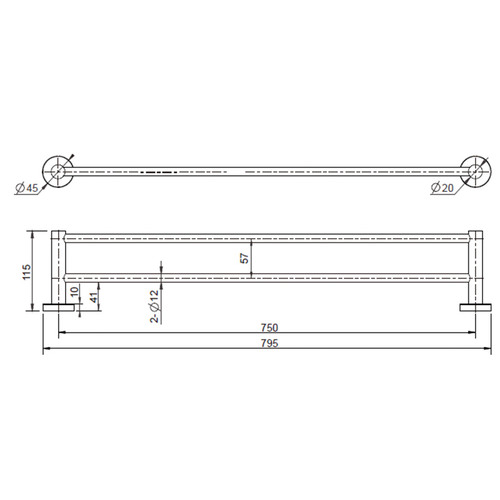 Rumi-Brass-Double-Towel-Rail
