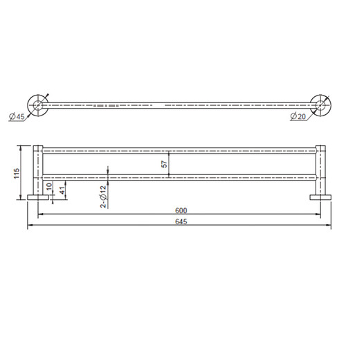 Rumi-Brass-Double-Towel-Rail