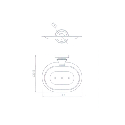 Medoc Wall Mounted Soap Dish
