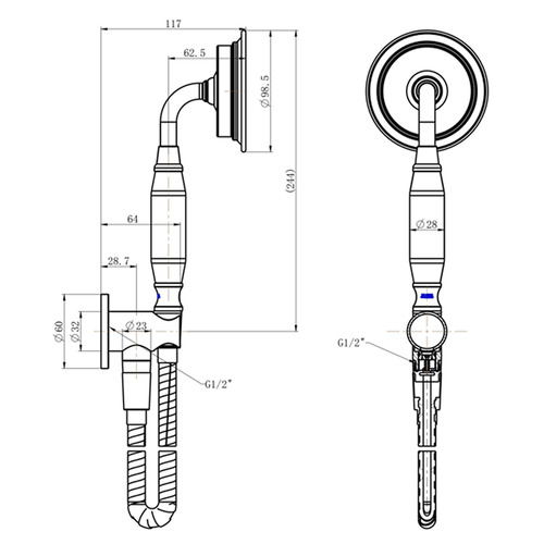 Siljan Hand-Held Shower