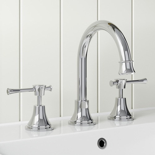 Constance 3 Piece Round Basin Tap Set