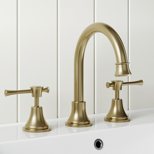Constance 3 Piece Round Basin Tap Set