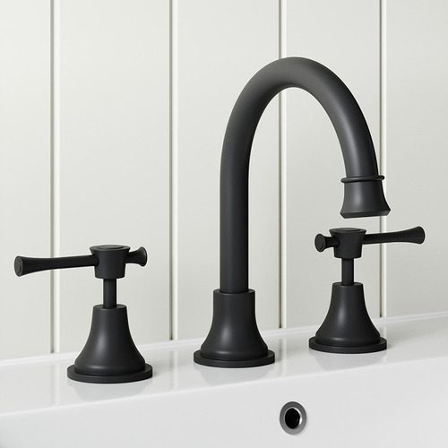 Constance 3 Piece Round Basin Tap Set