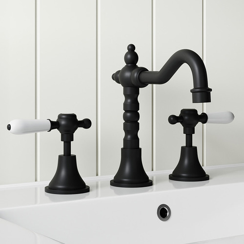 Clementine Round Basin Spout & Mixer Set