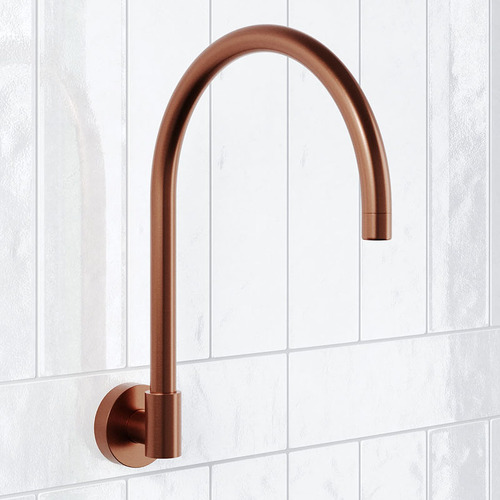 Rounded Ryker Wall Mounted Bath Spout