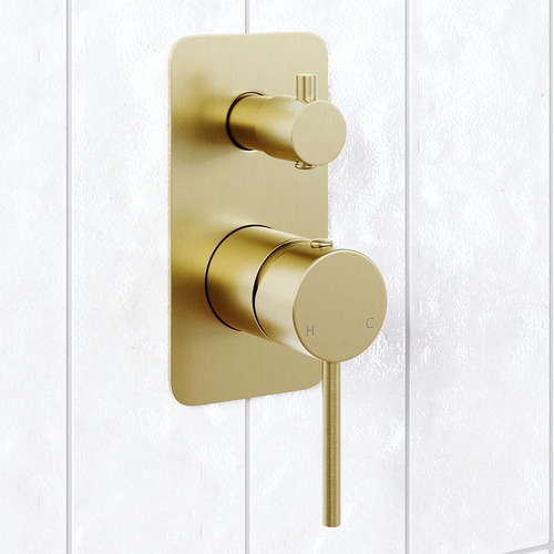 Xavier Stainless Steel Shower/Bath Mixer with Diverter