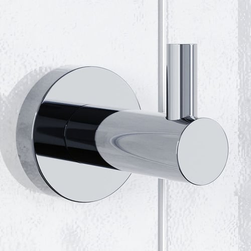 Rumi Round Single Brass Robe Hook