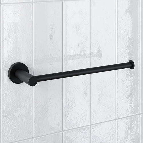 Rumi 250mm L-Shaped Brass Hand Towel Rail