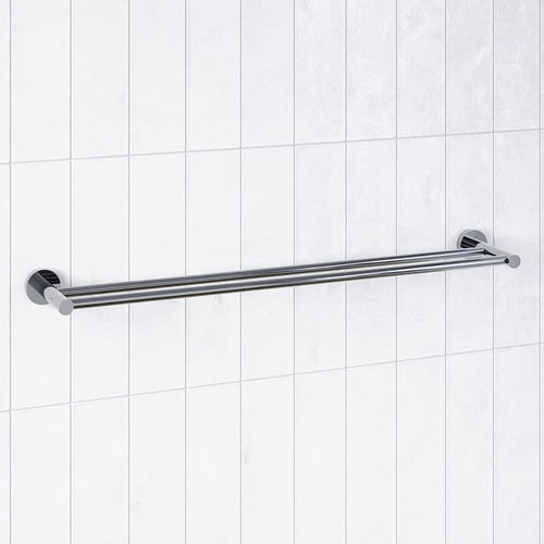 Rumi Brass Double Towel Rail