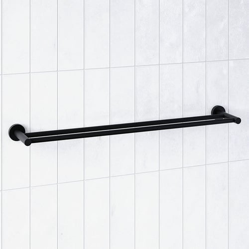 Rumi Brass Double Towel Rail
