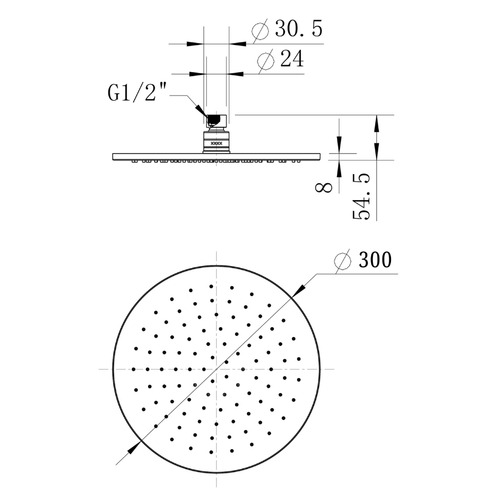 Avalon Shower Head