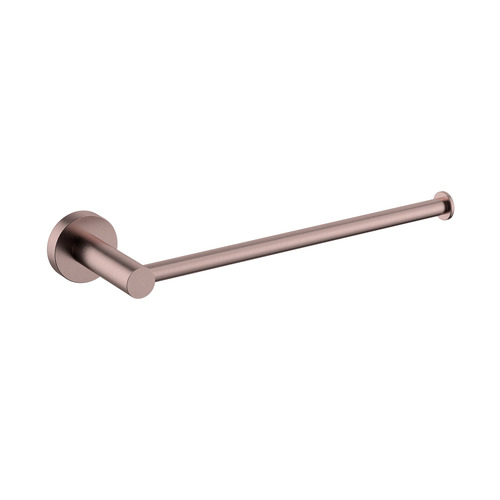 Rumi 250mm L-Shaped Brass Hand Towel Rail
